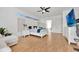 Large main bedroom with hardwood floors and lots of natural light at 1710 Bridgets Ct, Kissimmee, FL 34744