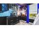 This themed bedroom features a bunk bed and an accent wall with Star Wars decor at 2936 Protagonist St, Kissimmee, FL 34746