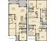 Detailed floor plan showcasing the layout of the house, including bedrooms, bathrooms, and living spaces at 2936 Protagonist St, Kissimmee, FL 34746