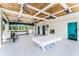Community outdoor covered space with fans, bathrooms, a pool table and bike rack at 6121 Blue Pond Way, St Cloud, FL 34771
