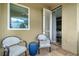 Relax on the private patio with comfortable seating; the patio offers an inviting outdoor space at 7564 Marker Ave, Kissimmee, FL 34747