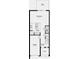 The first floor features an open floor plan with a kitchen, great room, and a half bathroom at 7751 Waterscape Dr, Groveland, FL 34736