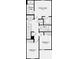 Second floor plan featuring primary suite, two bedrooms, and two bathrooms at 7757 Waterscape Dr, Groveland, FL 34736
