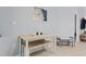 Bright dining area with modern table, bench, and chairs, perfect for Gathering meals and entertaining at 7905 Golden Pond Cir, Kissimmee, FL 34747