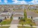 Birds eye view of a well-planned community, showing the manicured lawns and charming homes at 13330 Panama Beach Ct, Orlando, FL 32827