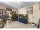 Eclectic living area featuring a large fish tank and an open layout at 2213 Bates Ave, Eustis, FL 32726