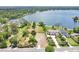 Stunning aerial view of a lakeside neighborhood with custom homes at 2918 Croton Rd, Apopka, FL 32703