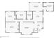 Detailed floor plan showcasing the layout of the bedrooms, bathrooms, kitchen, and living areas at 2918 Croton Rd, Apopka, FL 32703