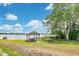 Picturesque lake view with picnic pavilions and lush greenery perfect for outdoor activities at 2918 Croton Rd, Apopka, FL 32703