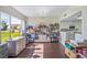 Bright living space with hardwood floors, a large window, and ample storage at 318 Australian Way, Davenport, FL 33897