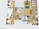 3D floor plan of the house showcases rooms and details of the second floor at 4047 Isabella Cir, Windermere, FL 34786
