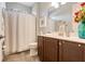 Well-maintained bathroom features a shower/tub with vanity and coordinated decor at 428 Bel Air Way, Kissimmee, FL 34759