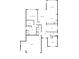 Detailed floor plan illustrating the layout of the home, including room names and dimensions at 428 Bel Air Way, Kissimmee, FL 34759