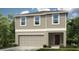 Charming two-story home with a two-car garage and covered entryway, perfect for a growing Gathering at 4622 Snapdragon Pl, Lake Hamilton, FL 33851