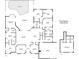 Detailed floor plan showcasing the layout of a two-story home with spacious rooms and amenities at 4819 Shoreline Cir, Sanford, FL 32771
