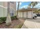 A view of the exterior storage units provided for residents and located on the side of the building at 4833 Cypress Woods Dr # 4101, Orlando, FL 32811