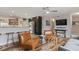 Open-concept living area with stylish furnishings and seamless connection to the kitchen at 550 Birch Ct, Altamonte Springs, FL 32714