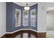 Breakfast nook featuring a large bay window with views of the backyard at 829 Lakeworth Cir, Lake Mary, FL 32746