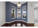 Dining area features a bay window overlooking the outdoor patio at 829 Lakeworth Cir, Lake Mary, FL 32746