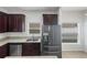 Kitchen featuring stainless appliances and granite countertops at 1123 Hacienda Cir, Kissimmee, FL 34741