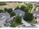 Aerial view of the home showcasing the property and surrounding neighborhood at 23520 San Sebastian Ct, Sorrento, FL 32776