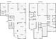 Detailed floor plan showcasing the layout of the first and second floors of the home at 23520 San Sebastian Ct, Sorrento, FL 32776