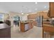 Spacious kitchen with stainless steel appliances, granite countertops and tile floors at 23520 San Sebastian Ct, Sorrento, FL 32776