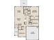 Layout showing bedrooms, kitchen, dining, living areas, bathrooms, and garage at 3053 Daffodil Dr, Lake Hamilton, FL 33851