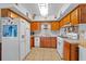Kitchen featuring wood cabinets, and appliances at 3131 Juniper Dr, Edgewater, FL 32141