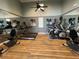 Well-equipped fitness center with treadmills, ellipticals, and mirrored walls at 3397 Sagebrush St, Harmony, FL 34773
