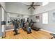 Well-equipped gym featuring cardio machines, weight equipment, and ample space for fitness activities at 3397 Sagebrush St, Harmony, FL 34773