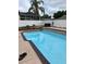 Backyard pool is clean and ready for summertime fun at 3772 Huntwicke Blvd, Davenport, FL 33837