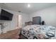 Bedroom with bed, wardrobe, ceiling light and carpeting at 543 Nardello Dr, Deltona, FL 32725