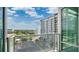 Enjoy expansive city views from this condo's private balcony at 101 S Eola Dr # 812, Orlando, FL 32801