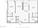 Detailed floor plan highlighting the layout of the bedrooms, living room, dining room, kitchen, and bathrooms at 101 S Eola Dr # 812, Orlando, FL 32801