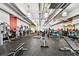 Large gym area featuring workout equipment and machines and a section with exercise balls at 101 S Eola Dr # 812, Orlando, FL 32801