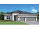 Charming single-story home with a two-car garage, landscaped front yard, and neutral color palette at 1016 Gloryland Ct, Sanford, FL 32771