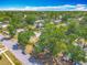 An aerial view showing the property's location within a tree-lined residential neighborhood at 1298 Scottsdale Dr, Ormond Beach, FL 32174