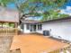 Backyard with gazebo and wooden deck at 1298 Scottsdale Dr, Ormond Beach, FL 32174