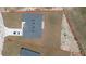 Aerial view showing the house with property lines and surrounding area at 13247 Sw 83Rd Cir, Ocala, FL 34473