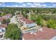 An aerial view of a community with well-maintained townhomes and lush greenery at 2288 Leland Ln, Casselberry, FL 32707