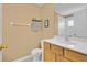Cozy bathroom featuring a white sink vanity and classic fixtures at 2288 Leland Ln, Casselberry, FL 32707