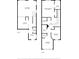 Detailed floor plan of a two-story home showcasing the layout at 2288 Leland Ln, Casselberry, FL 32707