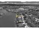 Stunning aerial view showcasing the home's waterfront location and community amenities at 2803 Boating Blvd, Kissimmee, FL 34746
