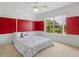 Sunny bedroom with a large window offering serene views at 2803 Boating Blvd, Kissimmee, FL 34746