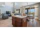 Spacious open concept living room featuring high ceilings, abundant natural light, and seamless flow to the outdoor living area at 2803 Boating Blvd, Kissimmee, FL 34746