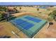 Well-maintained community tennis courts with nets and fencing for recreational play at 2803 Boating Blvd, Kissimmee, FL 34746