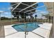Relaxing screened-in pool with ample deck space and views of the lush surrounding landscape at 3780 Ventura Cove Dr, Orlando, FL 32822