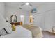 Serene bedroom featuring neutral tones, ample closet space, and access to a private bathroom at 510 Rum Run # 33 510, Davenport, FL 33837
