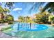 Fun splash pad with colorful water features and playful design for children at 510 Rum Run # 33 510, Davenport, FL 33837
